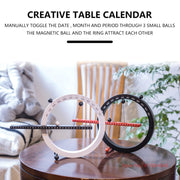 Fashion Time Perpetual Table Calendar Manual Desk