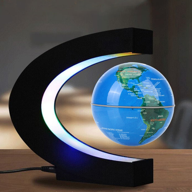 Floating Magnetic Levitation Globe LED World Map Electronic Antigravity Lamp