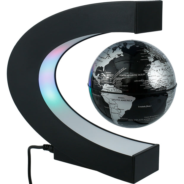 Magnetic Levitation Globe Lamp World Floating Decoration Ornaments Office H