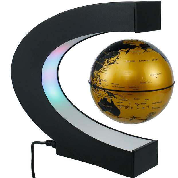 Magnetic Levitation Globe Lamp World Floating Decoration Ornaments Office H