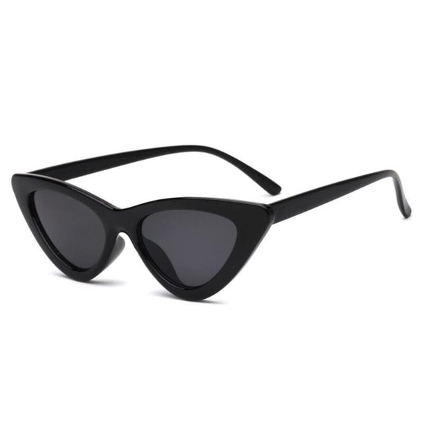 Cute Sexy Retro Cat Eye Sunglasses Women Small Black White Triangle Vintage Cheap Ladies Sun Glasses Red Female UV400