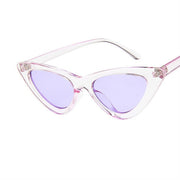 Cute Sexy Retro Cat Eye Sunglasses Women Small Black White Triangle Vintage Cheap Ladies Sun Glasses Red Female UV400