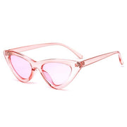 Cute Sexy Retro Cat Eye Sunglasses Women Small Black White Triangle Vintage Cheap Ladies Sun Glasses Red Female UV400