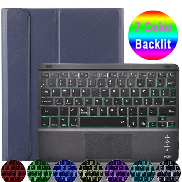 Magic TouchPad Keyboard for iPad 10.2 Keyboard Case for Apple iPad 9.7 2017 2018 Air 2 3 4 Pro 9.7 10.5 11 2018 2019 2020 8th