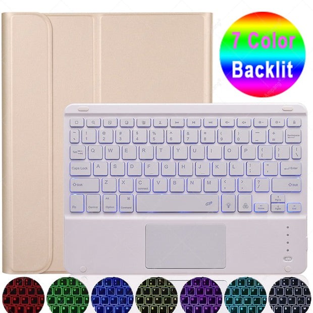 Magic TouchPad Keyboard for iPad 10.2 Keyboard Case for Apple iPad 9.7 2017 2018 Air 2 3 4 Pro 9.7 10.5 11 2018 2019 2020 8th