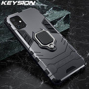 KEYSION Shockproof Case for Samsung A51 A71 A31 A52 A72 Phone Cover for Galaxy S20 Ultra S10 Lite Note 10 Plus A50 A70 A12 A21S