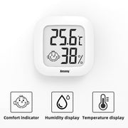 Mini LCD Digital Thermometer Hygrometer Indoor Room Electronic & Temperature Humidity Meter Sensor Gauge Weather Station for Home